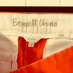 J. Crew Bennett Chino, coral